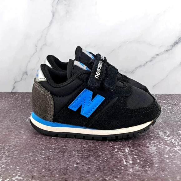 New Balance Infant/Baby Sneakers - Navy/Royal Blue/Grey/White sz 3 - Picture 2 of 7